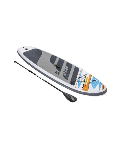 Hydro-Force White Cap SUP Paddleboard Set