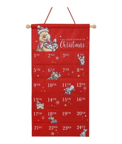 Disney Winnie the Pooh Fabric Christmas Advent Calendar