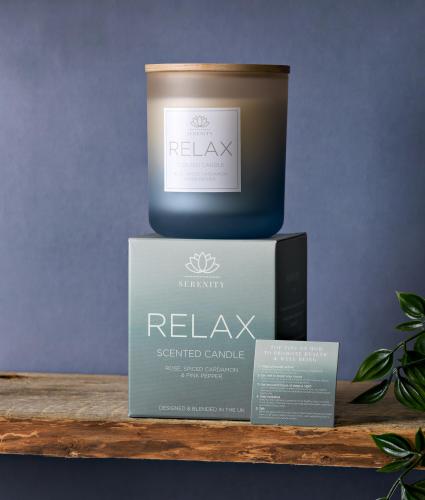 Serenity Relax Candle - Rose, Cardamom & Pink Pepper