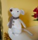 Marcel the Mouse Fabric Sitting Decoration