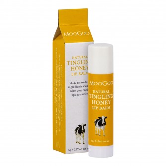 MooGoo Natural Lip Balm - Tingling Honey